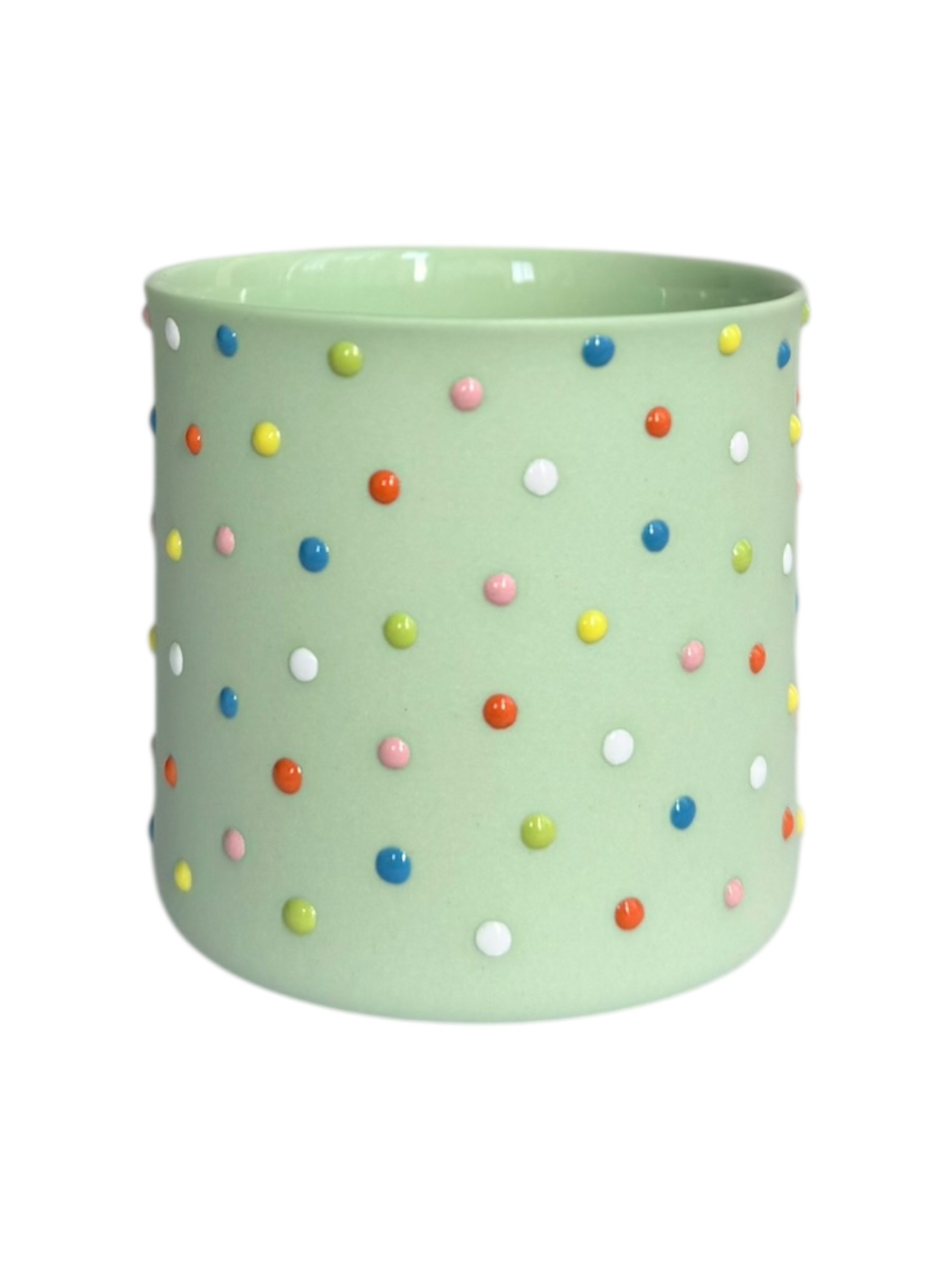 S-Classic Pistachio Green/Colorful | Limoges Porselen Bardak 145 ml