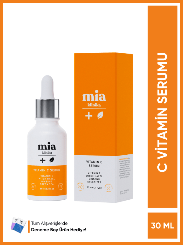 mia klinika Gözenek ve Siyah Nokta Gidermeye Yardımcı Aydınlatıcı C Vitamini Serumu