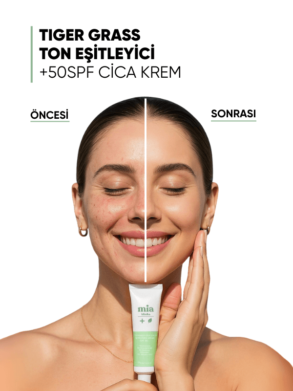 Mia Klinika Tiger Grass Ton Eşitleyici 50 SPF+ Cica Krem 30 ML