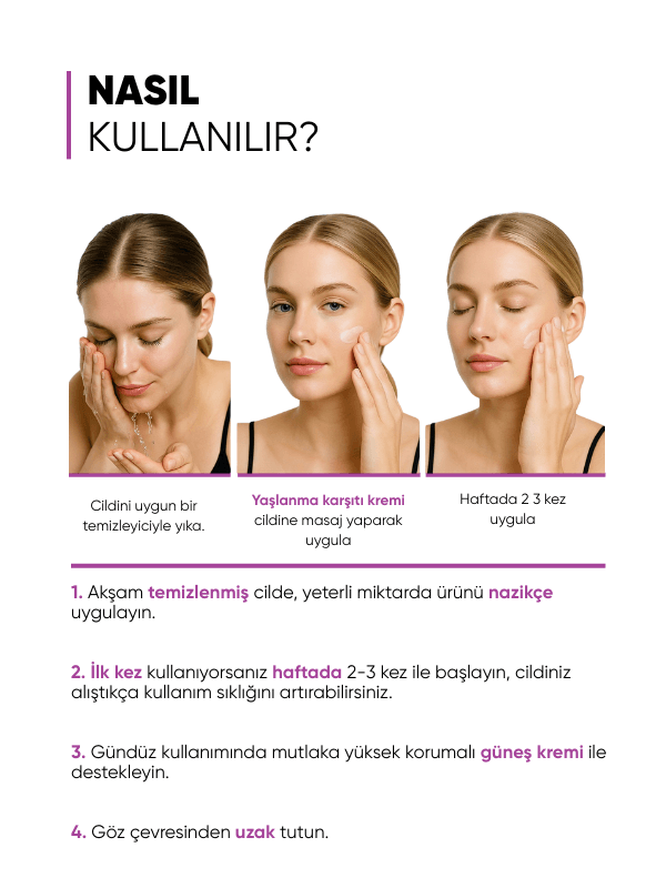 Mia Klinika Retinol ve Kolajen İçeren Yaşlanma Karşıtı Krem