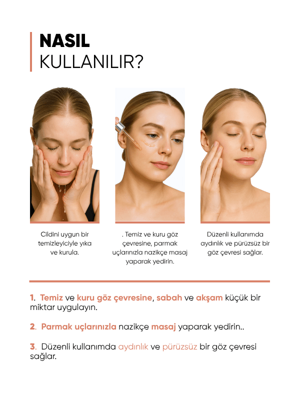 mia klinika Aydınlatıcı Göz Çevresi Bakım Serumu