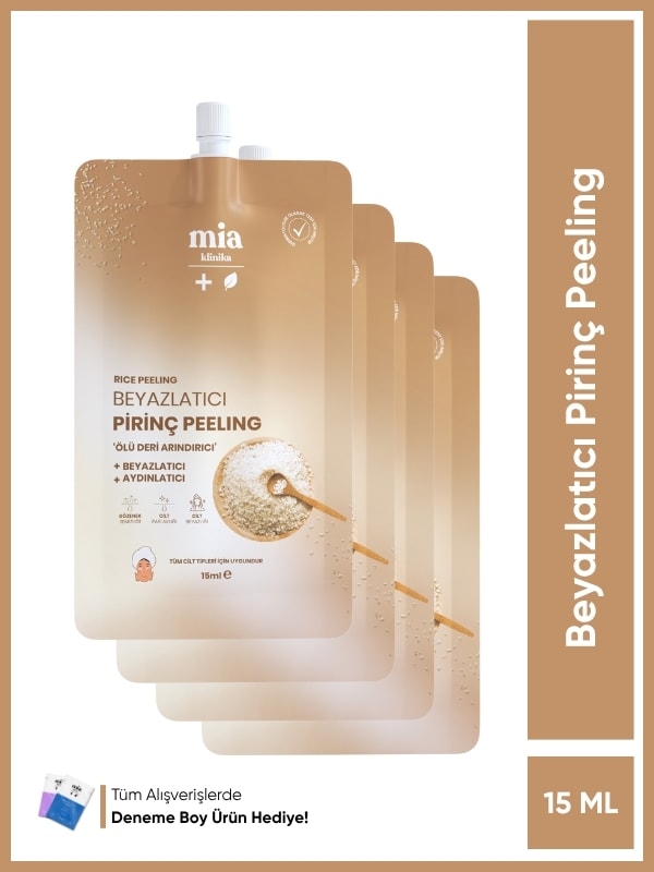 mia klinika Aydınlatıcı ve Beyazlatıcı Pirinç Peeling 15 ML
