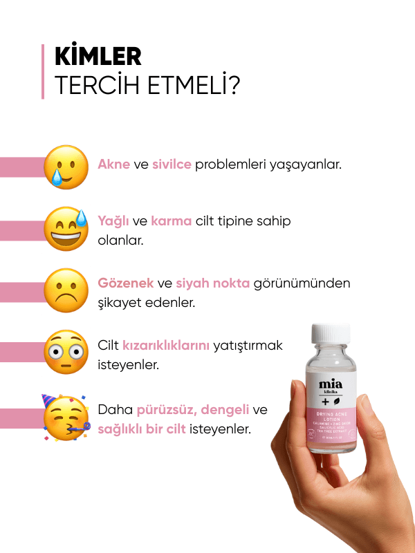 Mia Klinika Akne Kurutucu Losyon