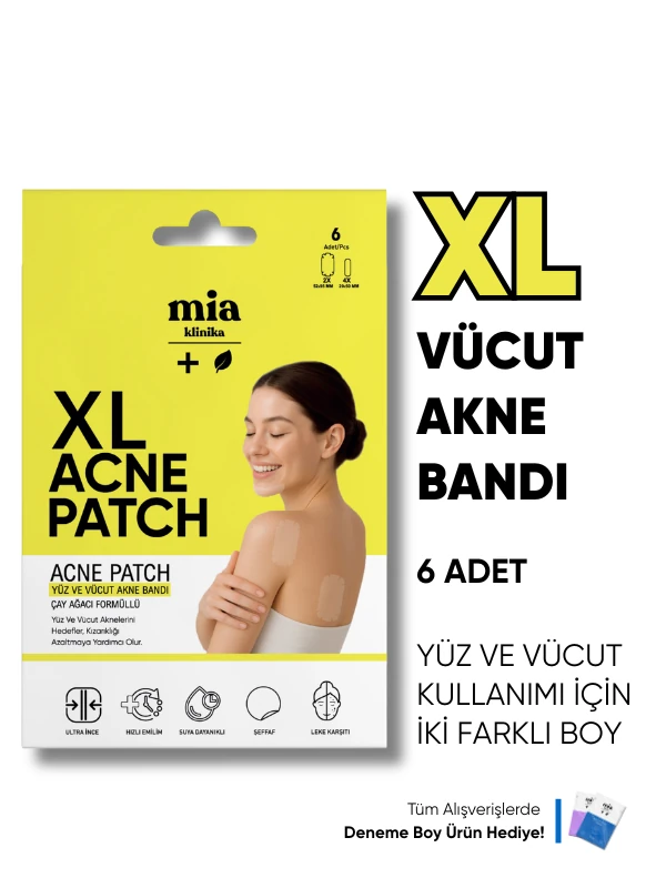 mia klinika XL Yüz ve Vücut Akne Bandı