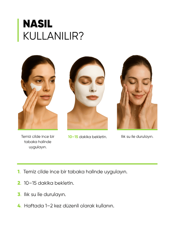  Arındırıcı Salisilik Asitli Kil Maskesi