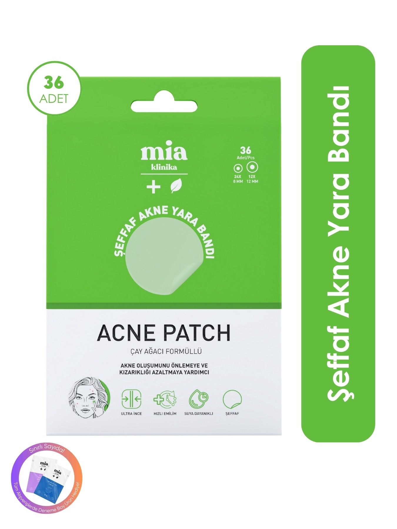 Mia Klinika Transparent Pimple & Acne Patch - 36 Pieces