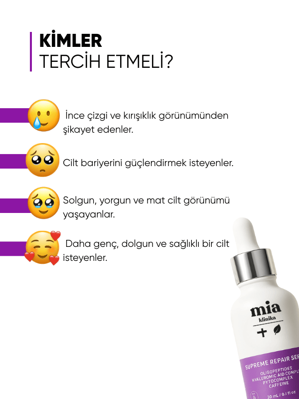 mia klinika Yaşlanma Karşıtı Bariyer Onarıcı Serum