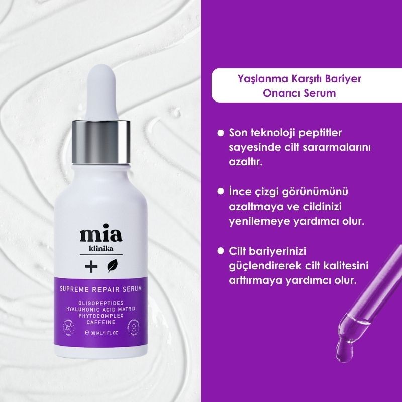 Mia klinika Yaşlanma Karşıtı Bariyer Onarıcı Serum