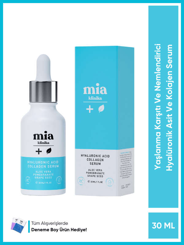 mia klinika Nemlendirici Hyalüronik Asit ve Kolajen Serum