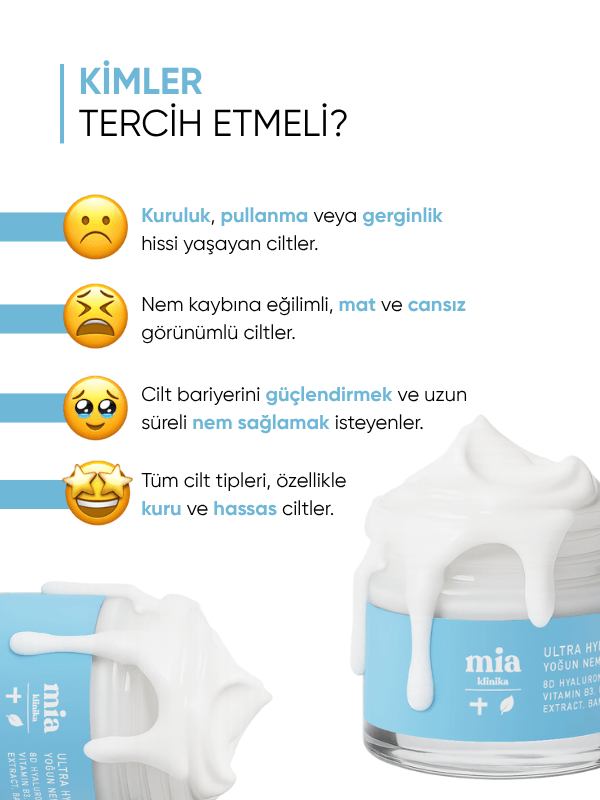 72 Saat Etkili Su Bazlı Yoğun Nemlendirici Yüz Kremi