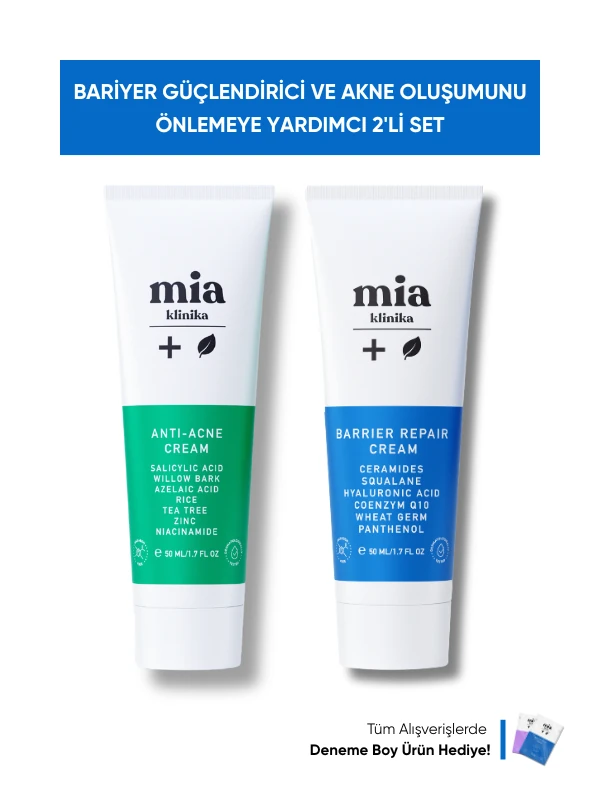 mia klinika | Cream Set | Barrier Strengthening + Anti-Acne