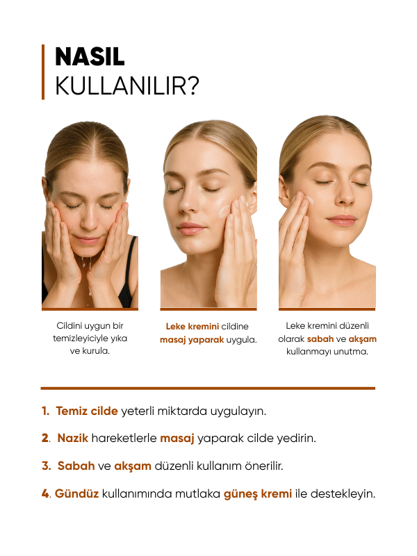 mia klinika Cilt Beyazlatıcı, Ton Eşitlemeye Yardımcı Leke Kremi