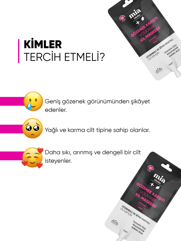  Gözenek Karşıtı Volkanik Kil Maskesi