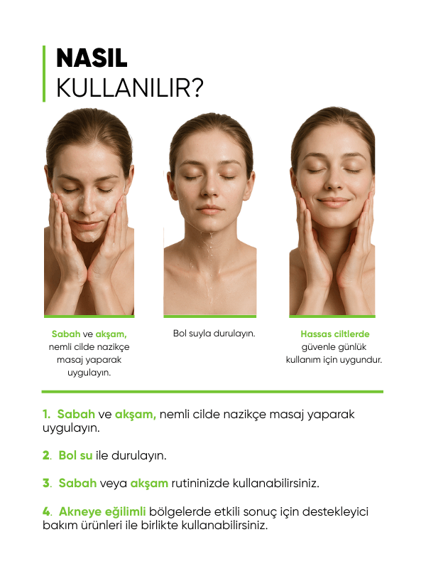 mia klinika Yağlı Ve Sivilceli Ciltler İçin Yüz Yıkama Jel