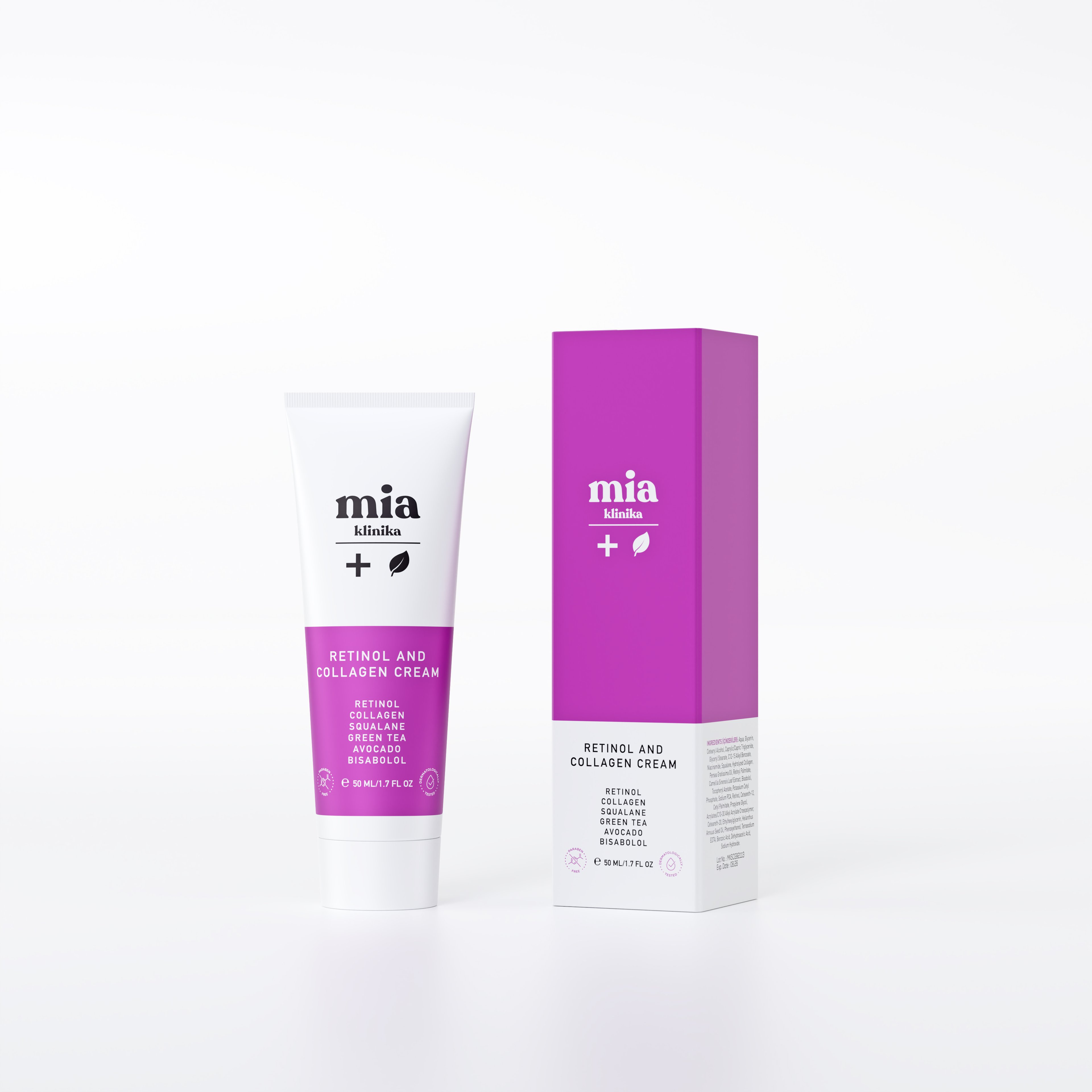 Mia Klinika Anti-Aging Cream with Retinol and Collagen