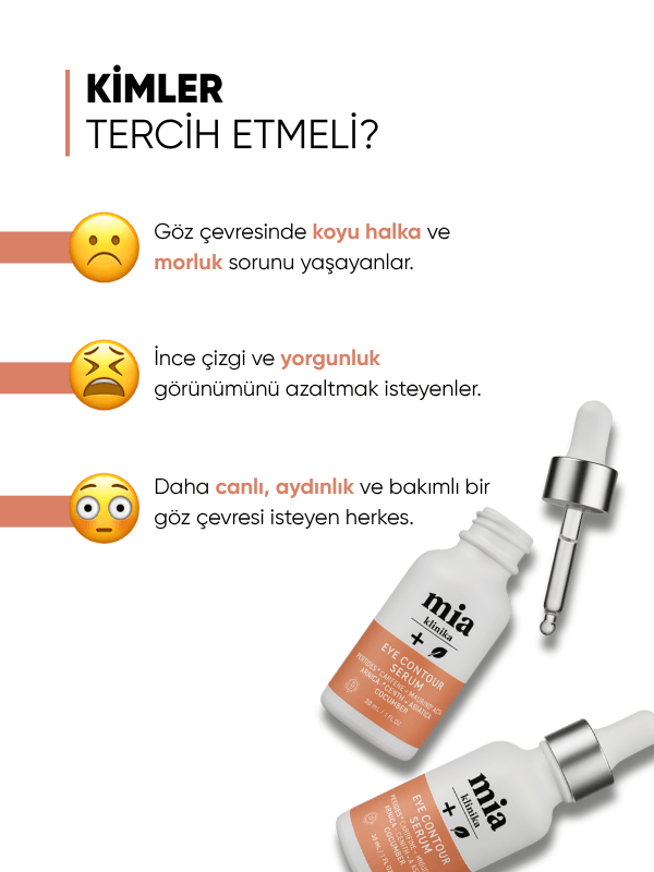 mia klinika Aydınlatıcı Göz Çevresi Bakım Serumu