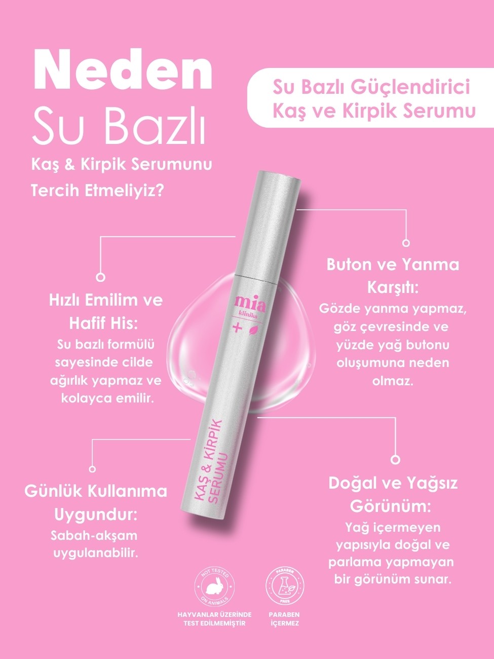 Water-Based Strengthening Eyebrow & Eyelash Serum