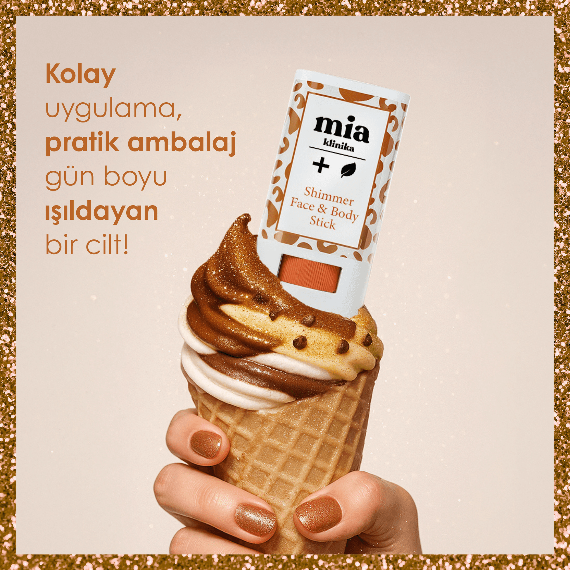 mia klinika Işıltılı Yüz ve Vücut Stick 