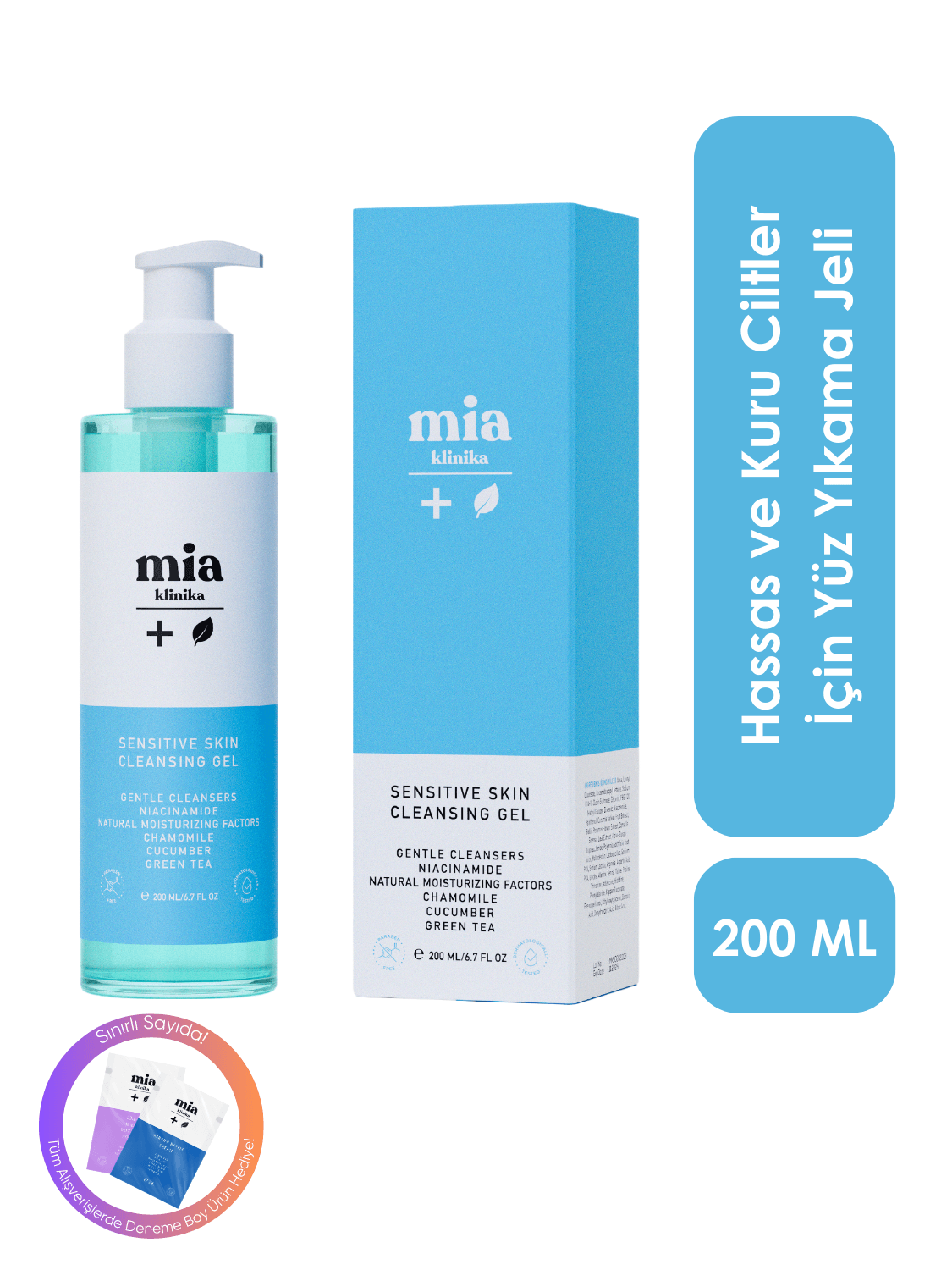 Mia Klinika Face Washing Gel for Sensitive and Dry Skin