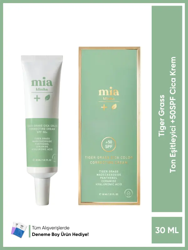 mia klinika Tiger Grass Cica Color Correcting Cream SPF 50+