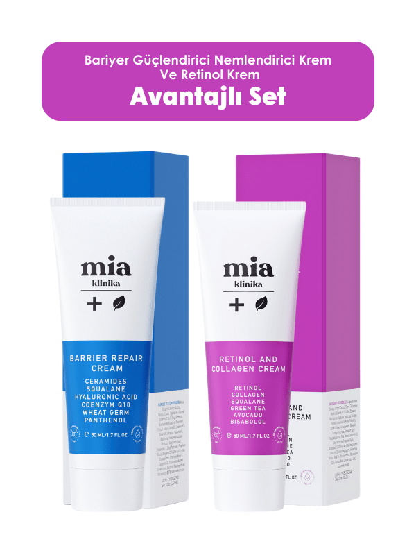 Mia Klinika Barrier Strengthening Moisturizing Cream and Retinol Cream Advantageous Set