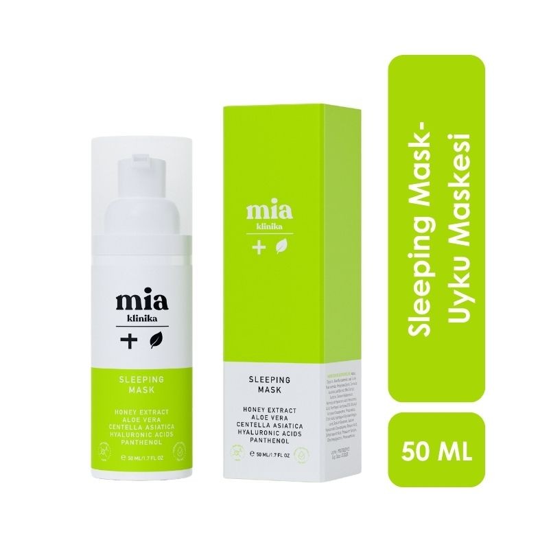 Mia Klinika Panthenol Honey and Cica Cell Regenerating Blemish, Anti-Wrinkle Radiance Moisturizing Face Mask