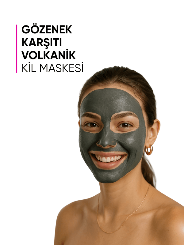  Gözenek Karşıtı Volkanik Kil Maskesi