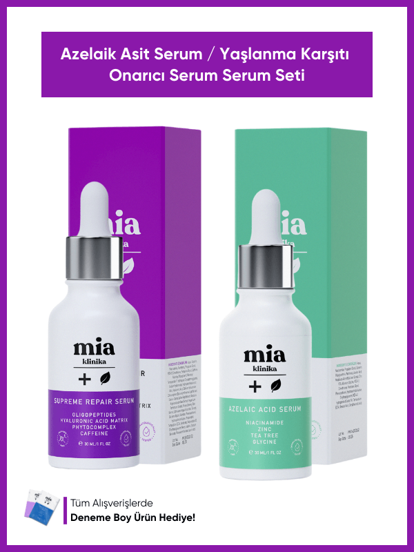 Roza, Siyah Nokta Gidermeye Yardımcı Azelaik Asit Yaşlanma Karşıtı Onarıcı Serum