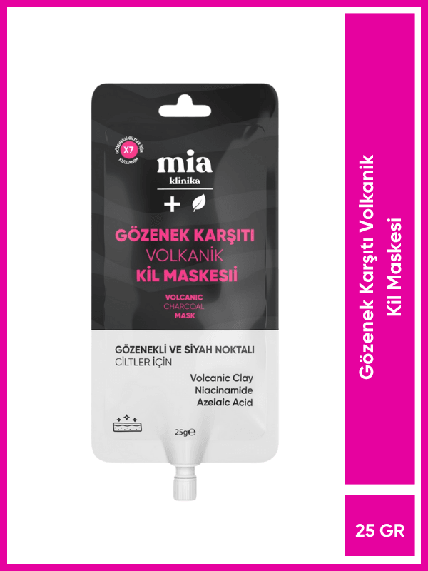  Gözenek Karşıtı Volkanik Kil Maskesi