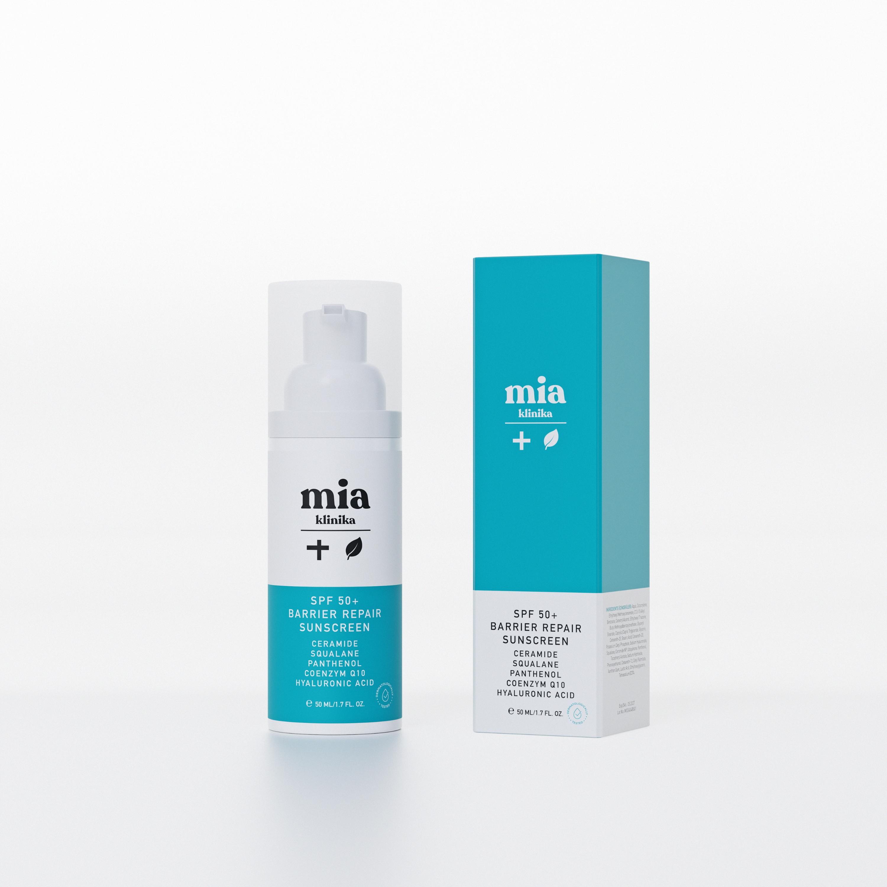 Mia Klinika SPF 50+ Barrier Repair Sunscreen Cream