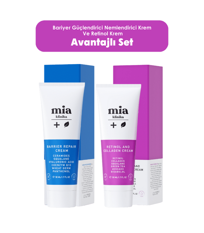 Bariyer Güçlendirici Nemlendirici Krem Ve Retinol Krem Avantajlı Set