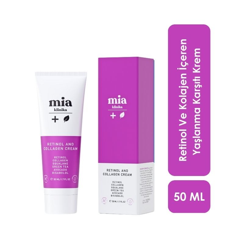 Mia Klinika Retinol ve Kolajen İçeren Yaşlanma Karşıtı Krem