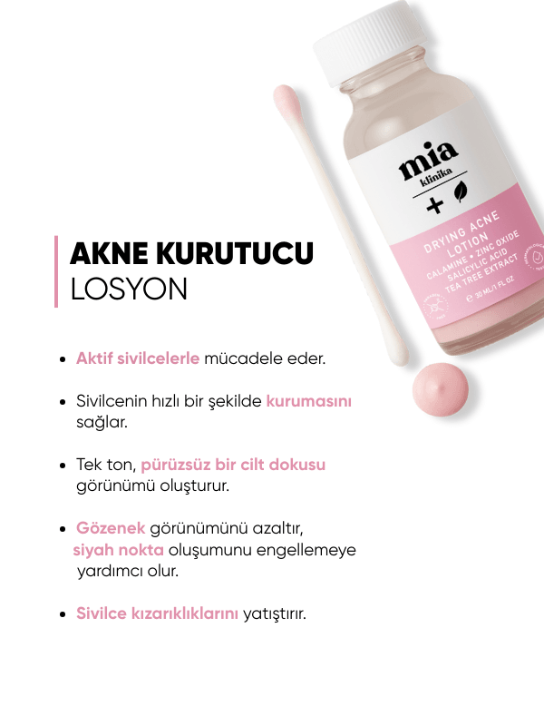Mia Klinika Akne Kurutucu Losyon