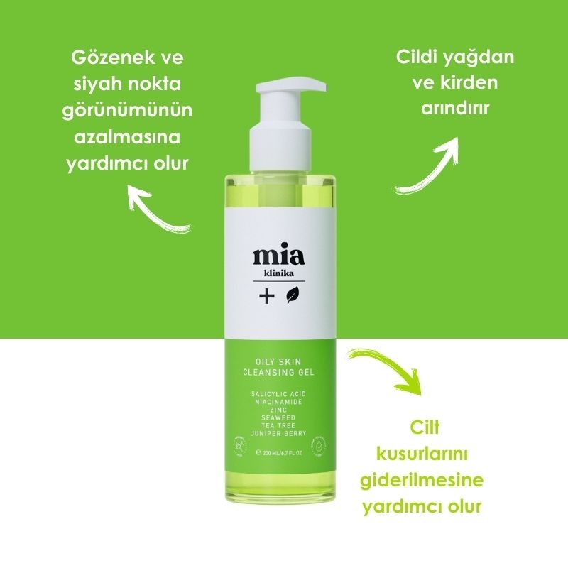 Mia Klinika Face Wash Gel for Oily and Acne-Prone Skin