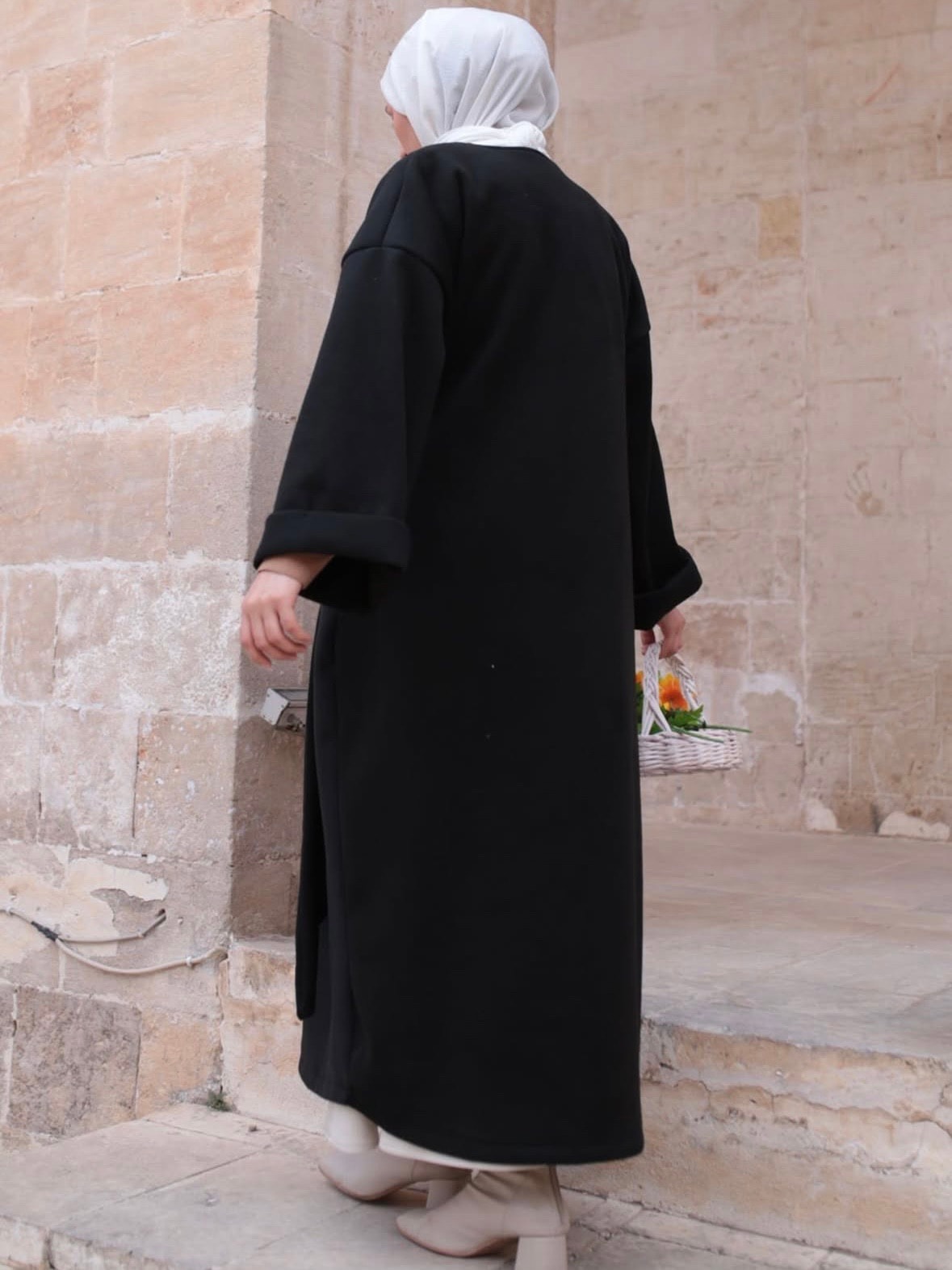 Bağlamalı Kaşe Kaban 