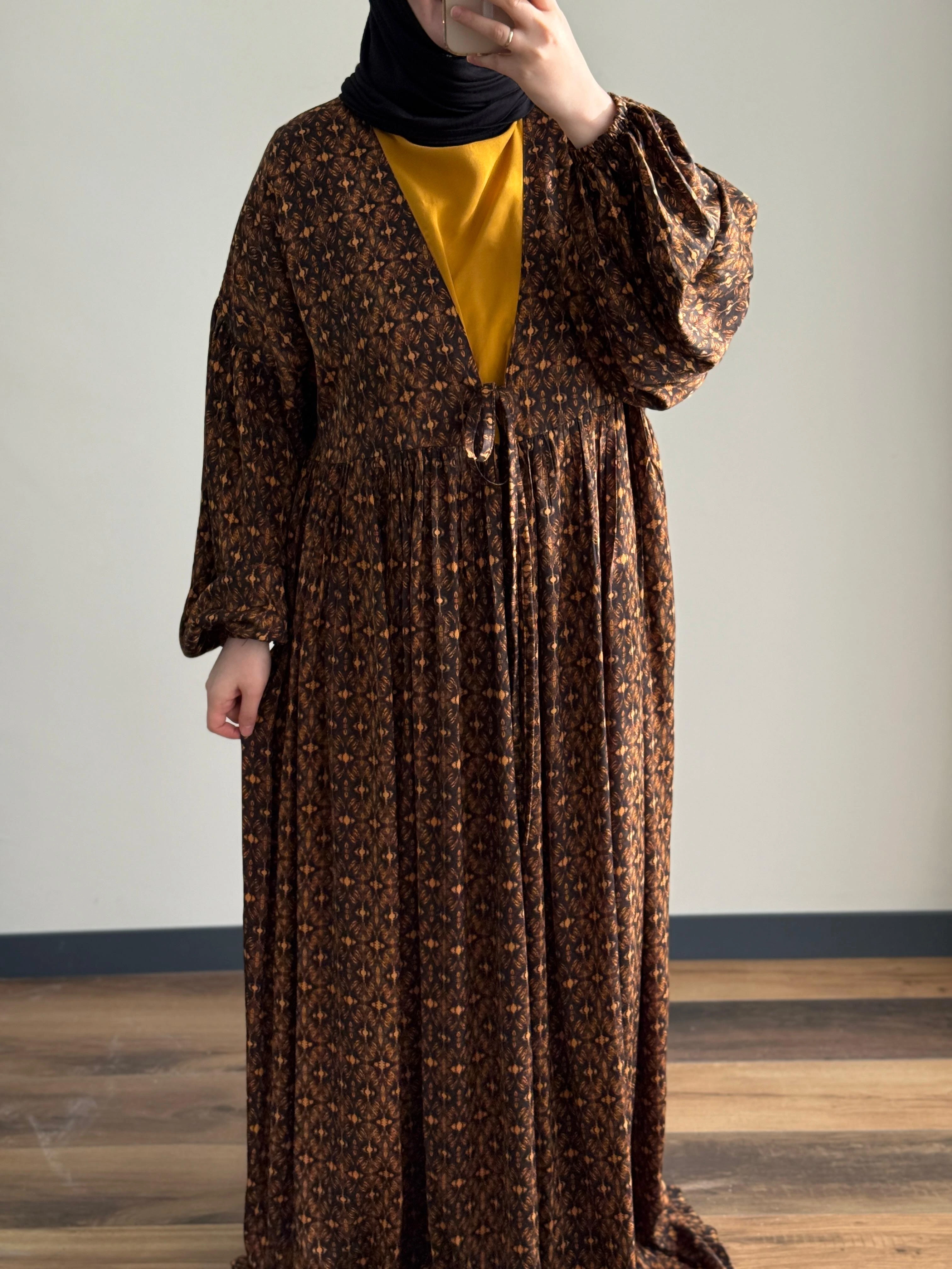 Angora Kimono Tensel Elbise 