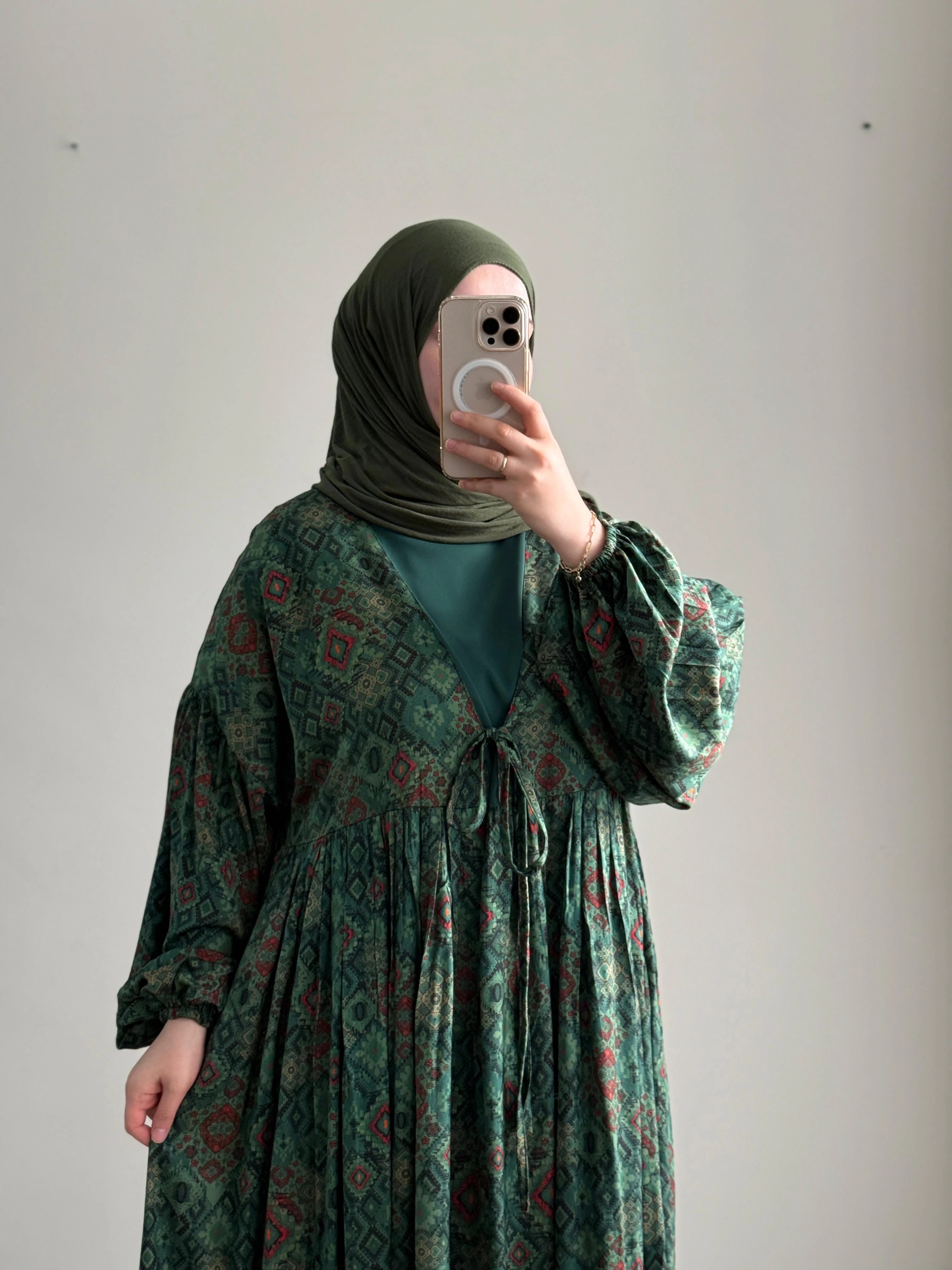 Suzak Kimono Tensel Elbise 