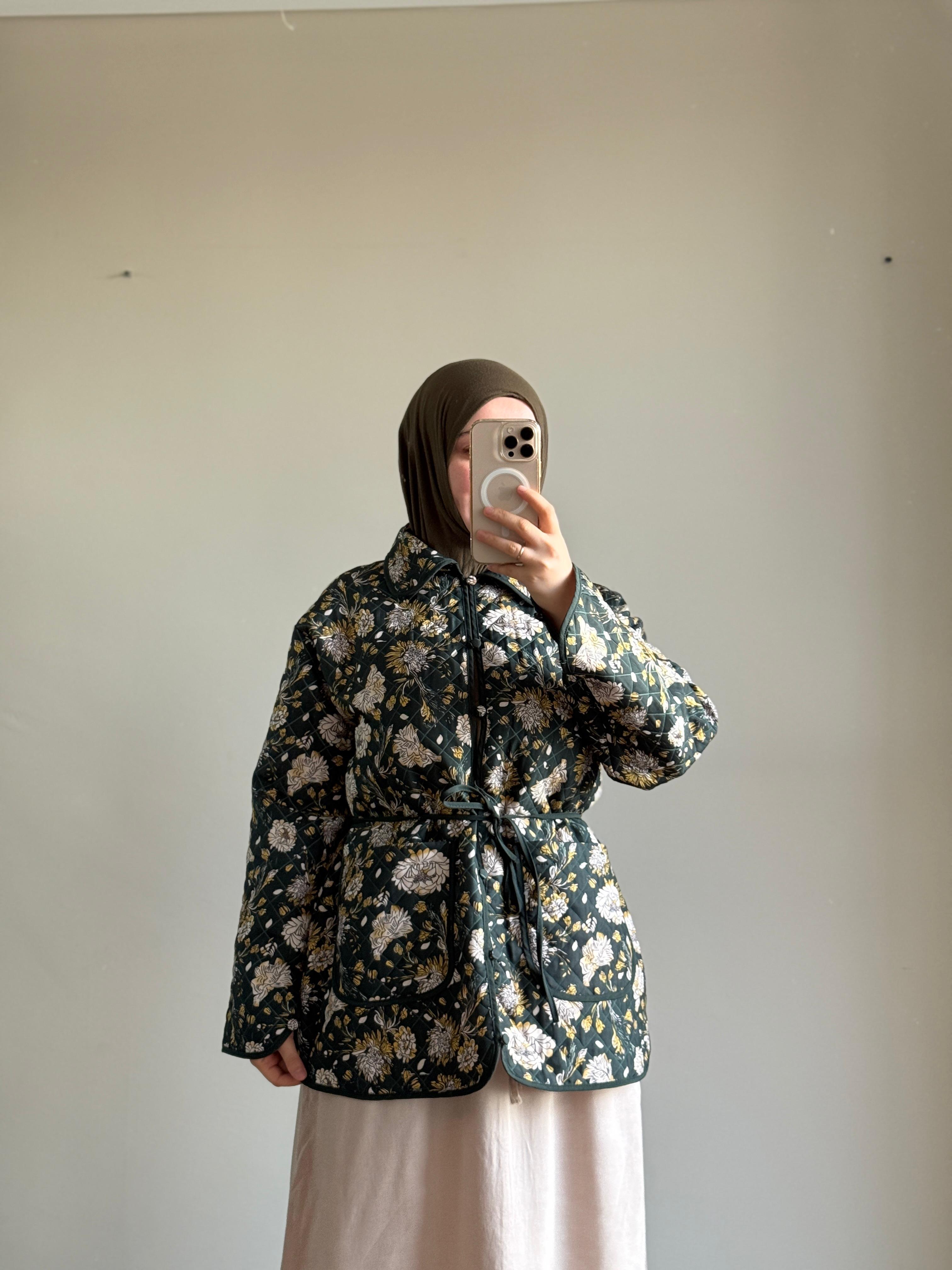 Purnia Kapitone Ceket 75cm