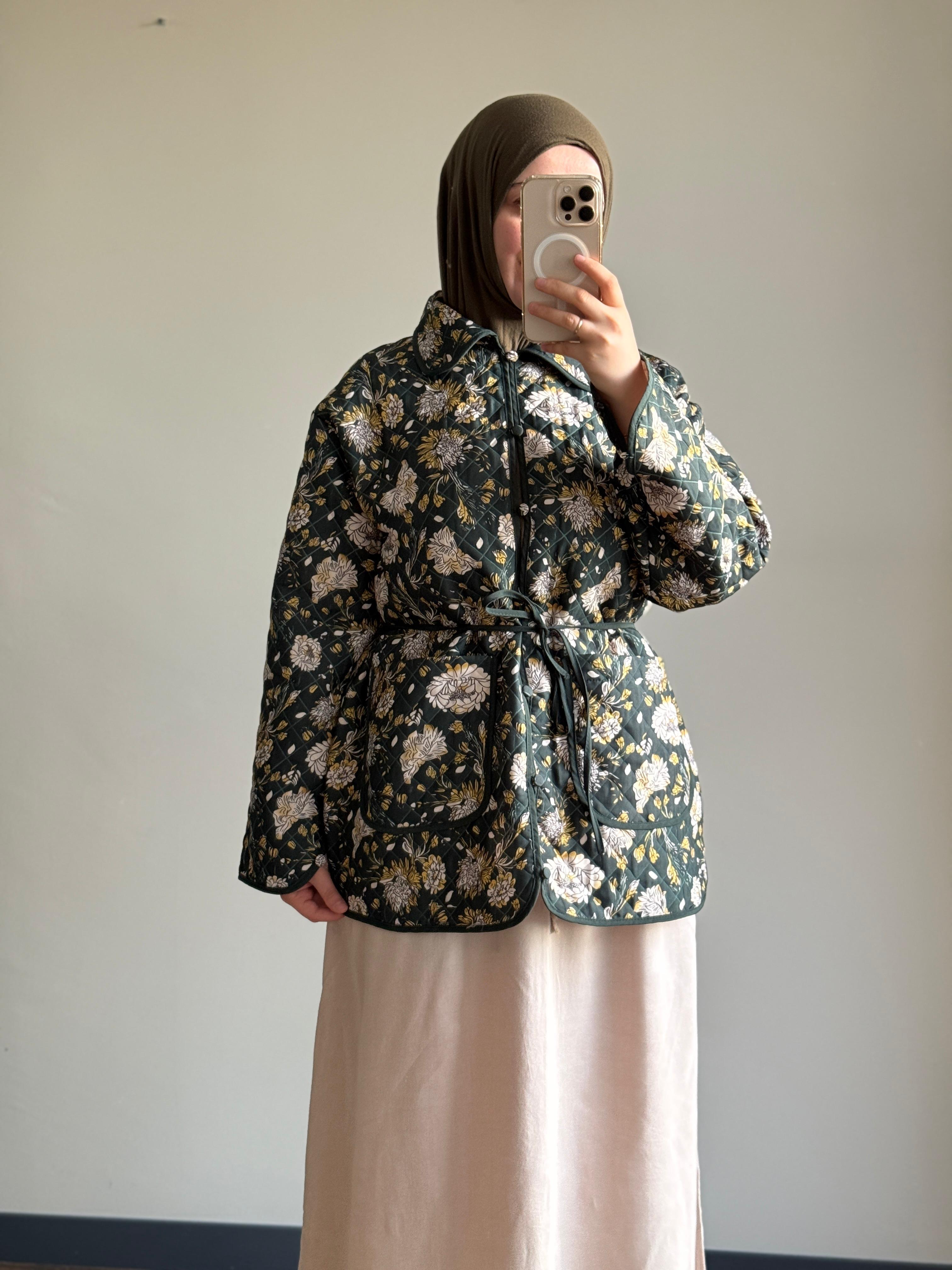 Purnia Kapitone Ceket 75cm