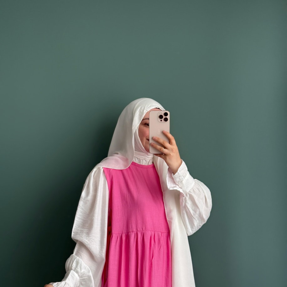 Zerenda Takım - Beyaz / Şeker Pembe