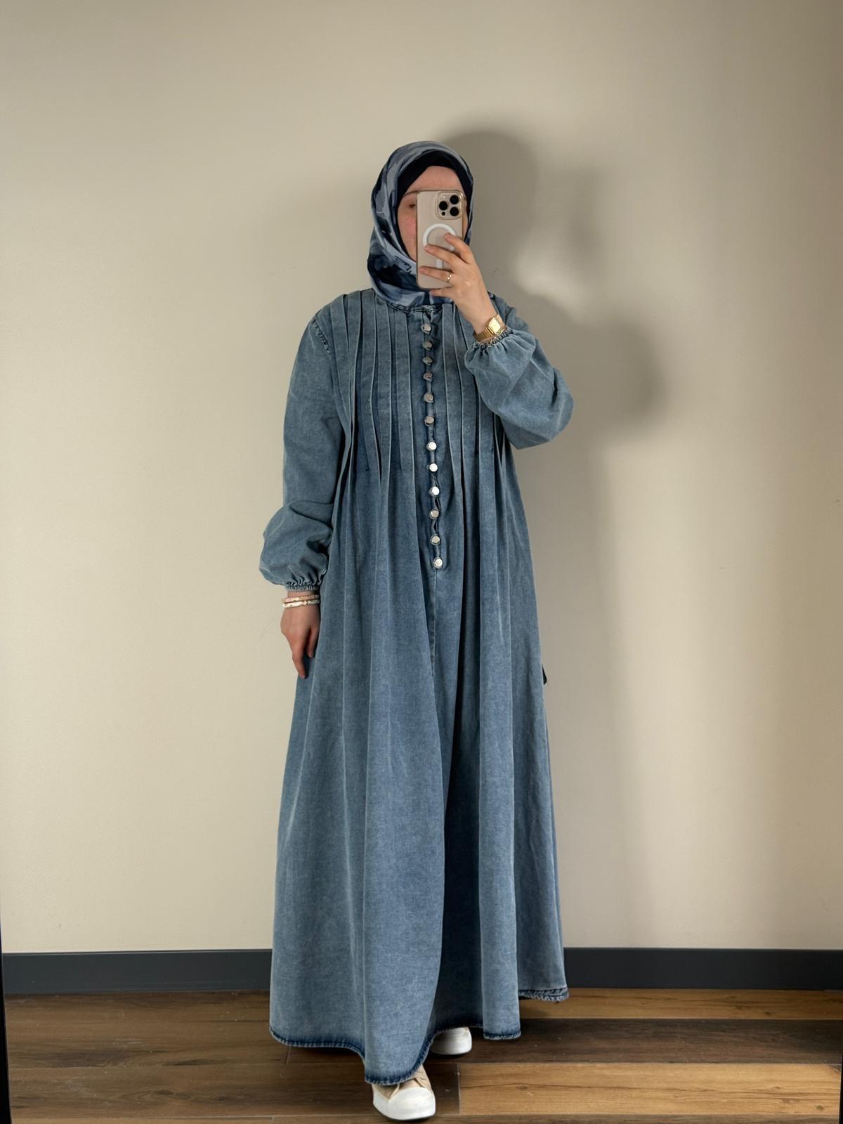 Marbella Denim Elbise
