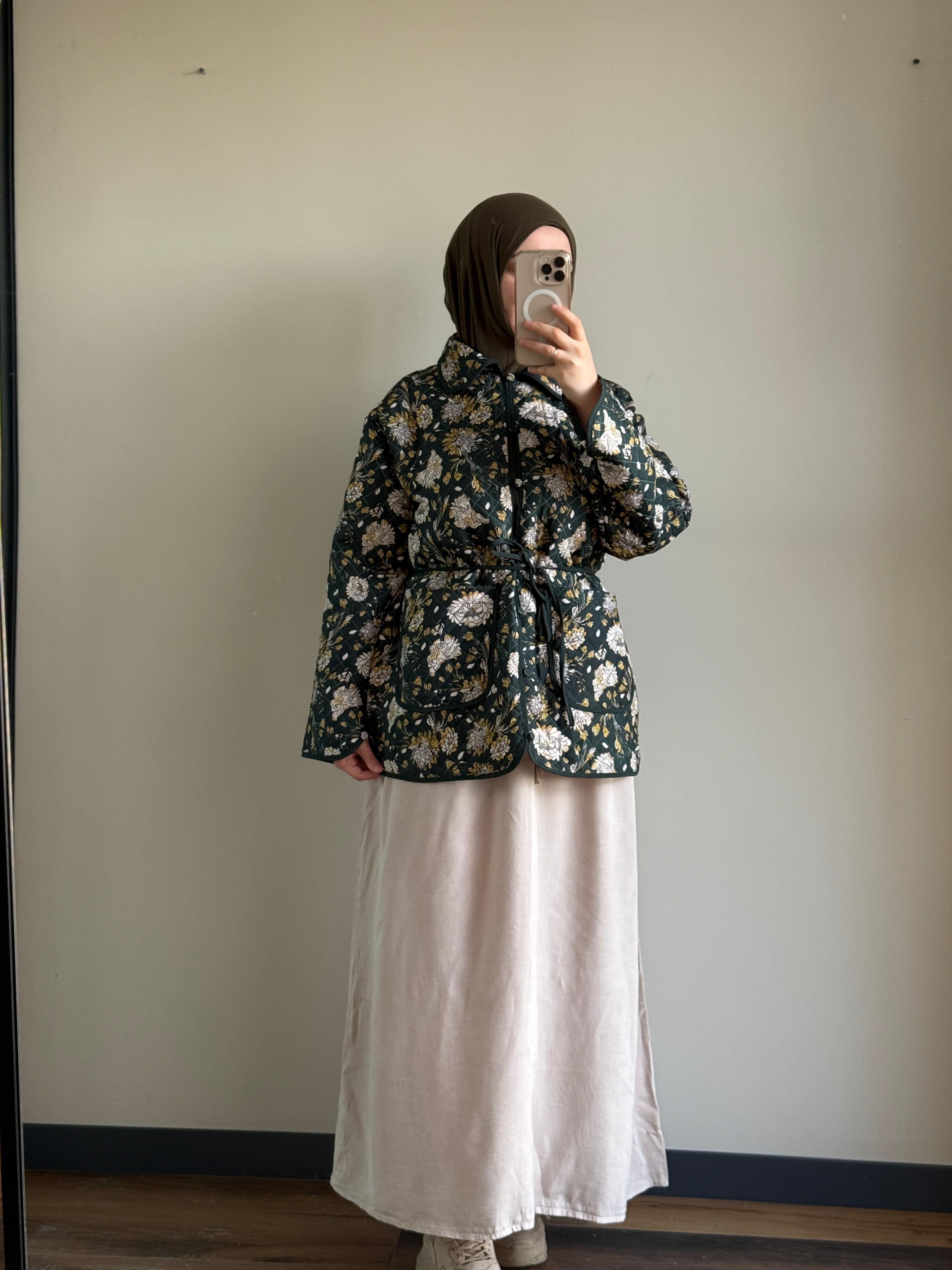 Purnia Kapitone Ceket 75cm