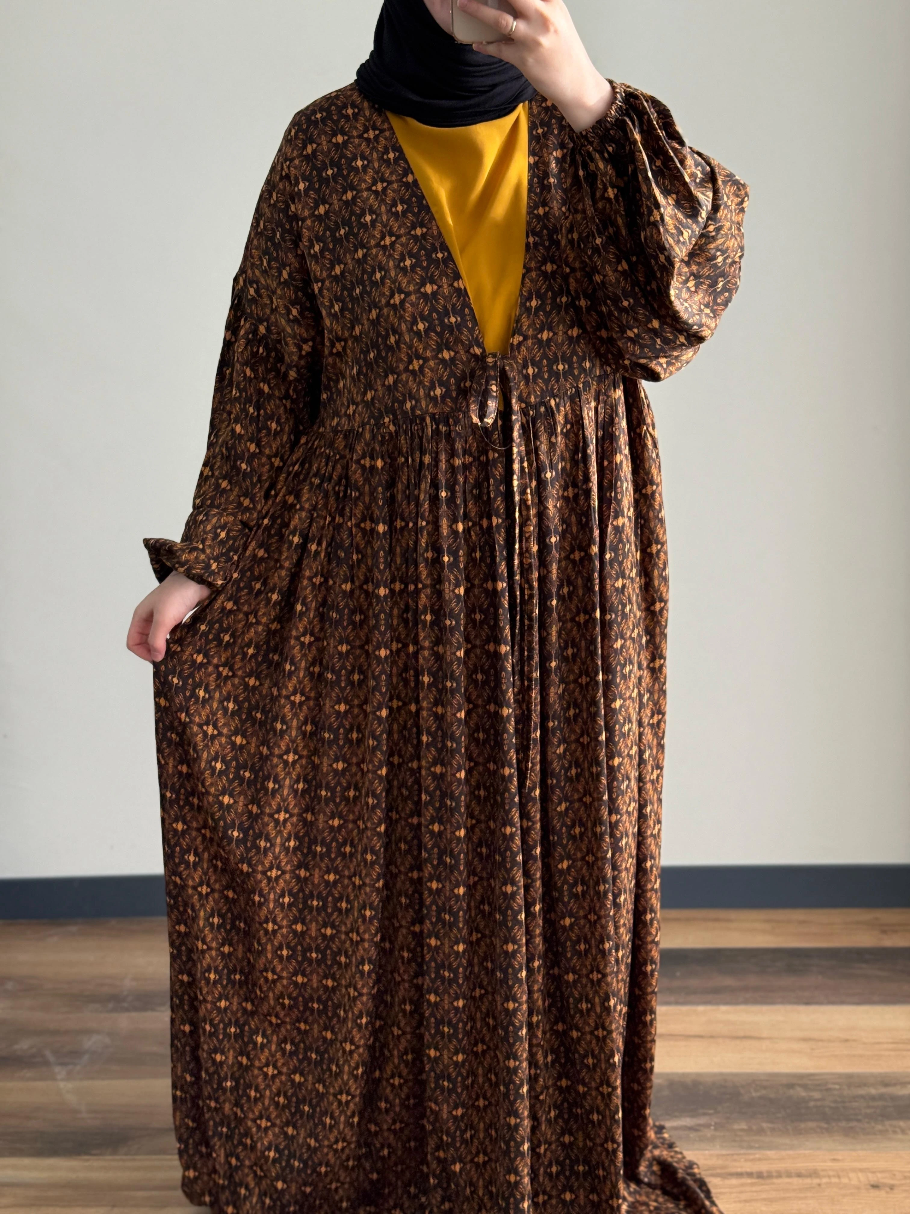 Angora Kimono Tensel Elbise 