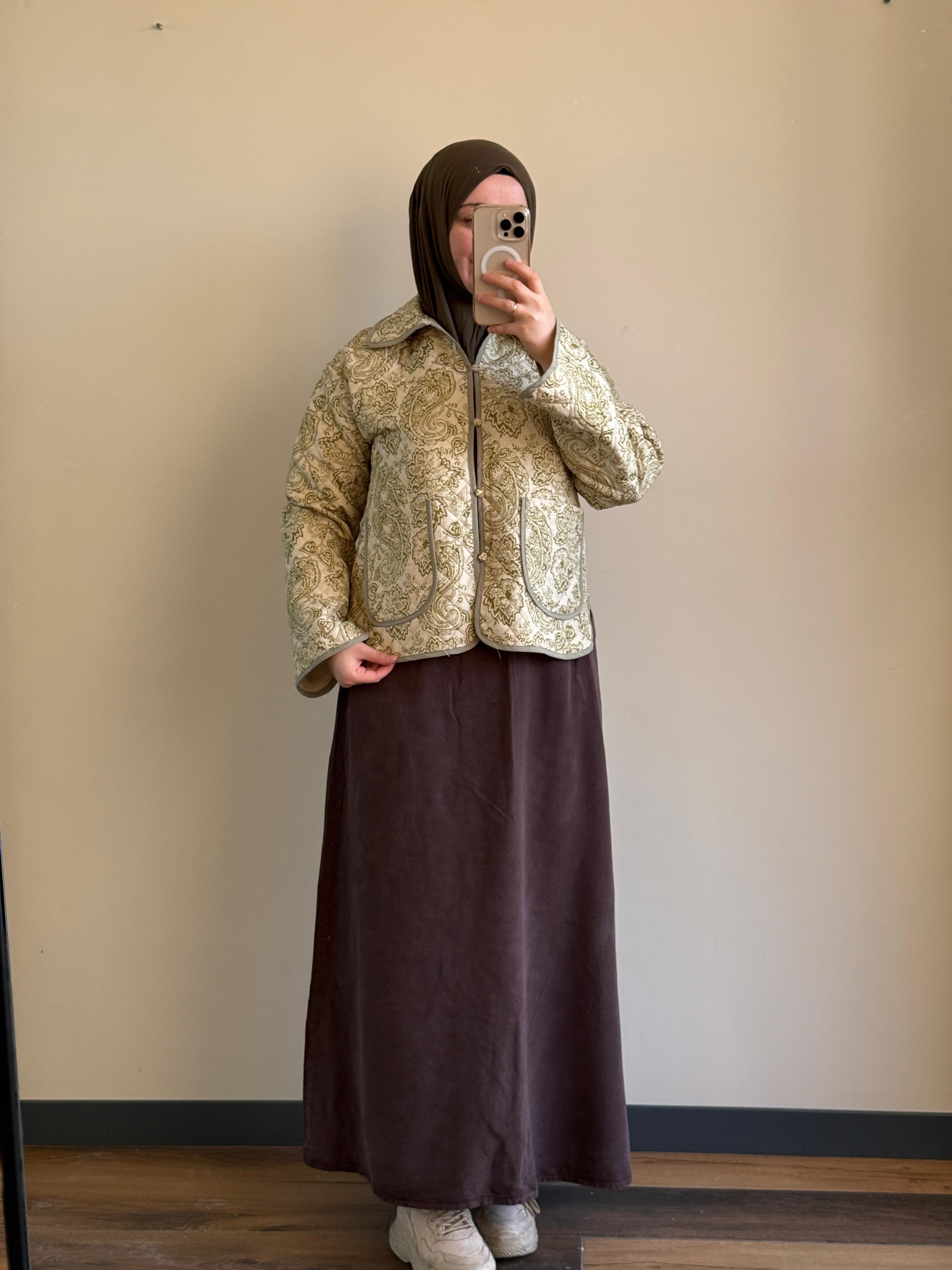 Purnia Kapitone Ceket 60cm