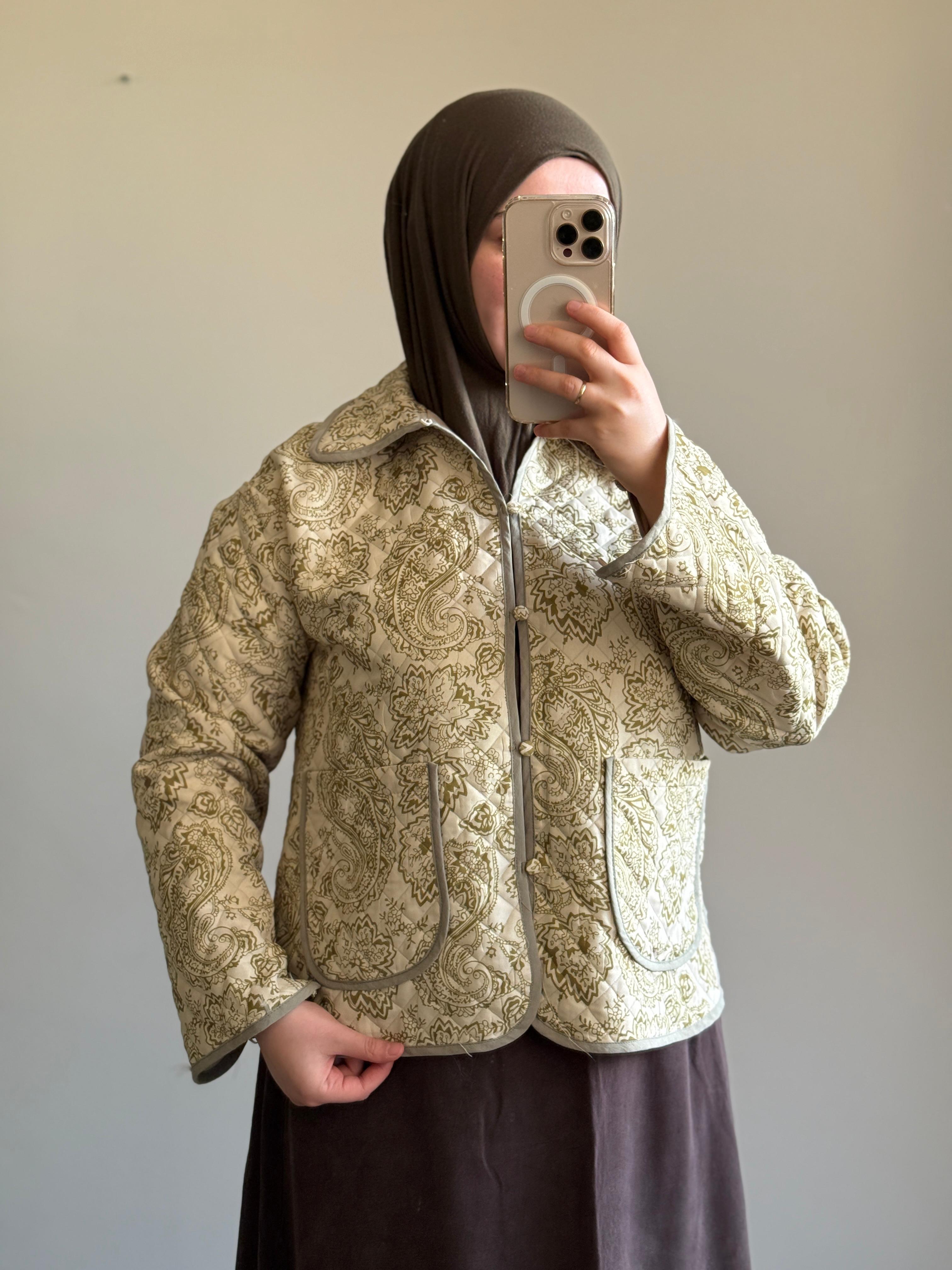 Purnia Kapitone Ceket 60cm