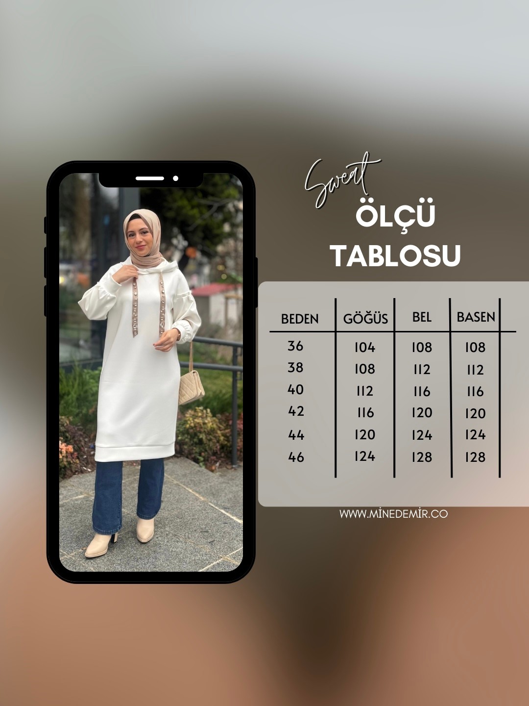 Tasarım Kapüşonlu Sweat 