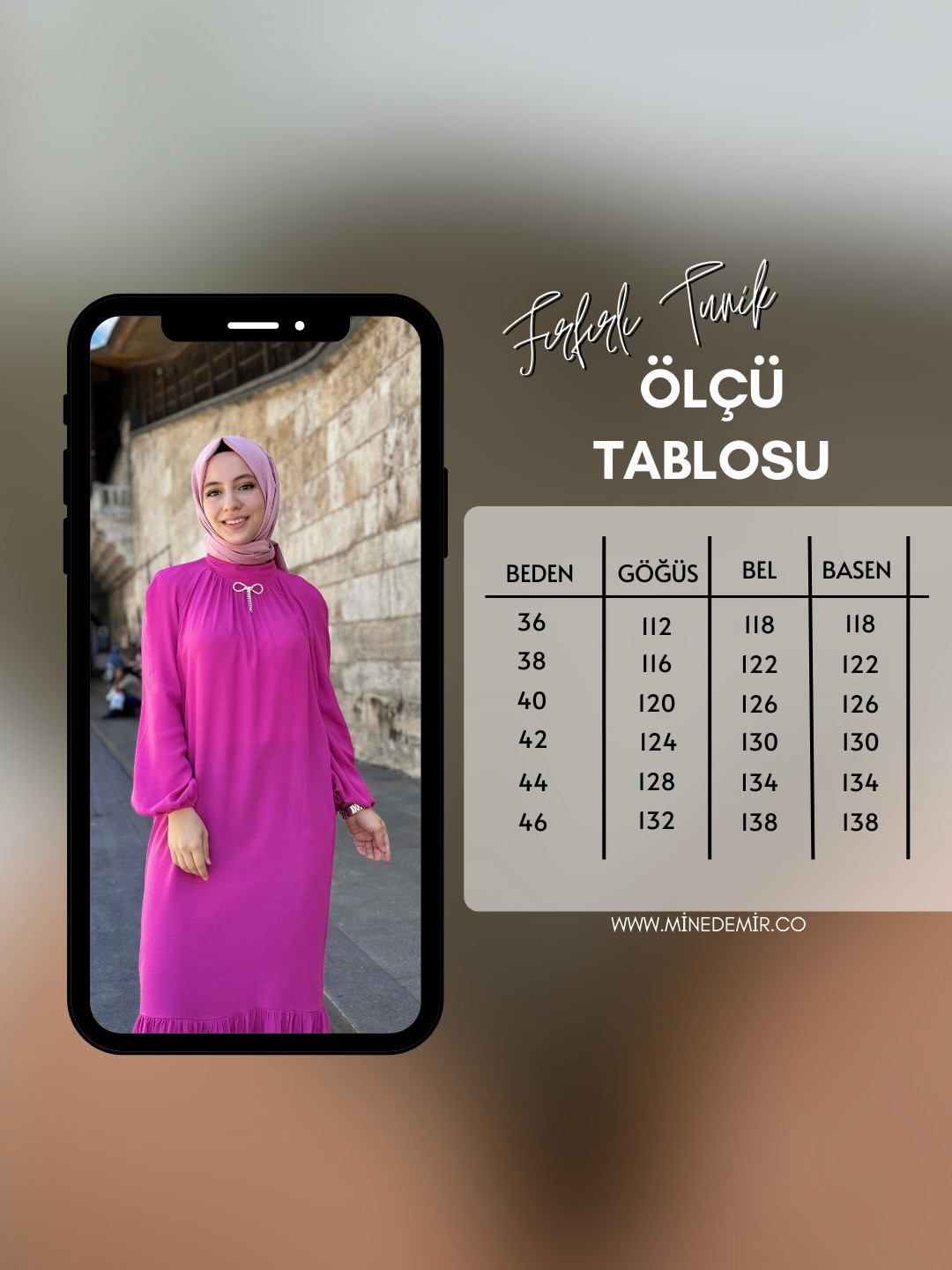 Fiyonk Broşlu Yazlık Fırfırlı Tunik Pembe