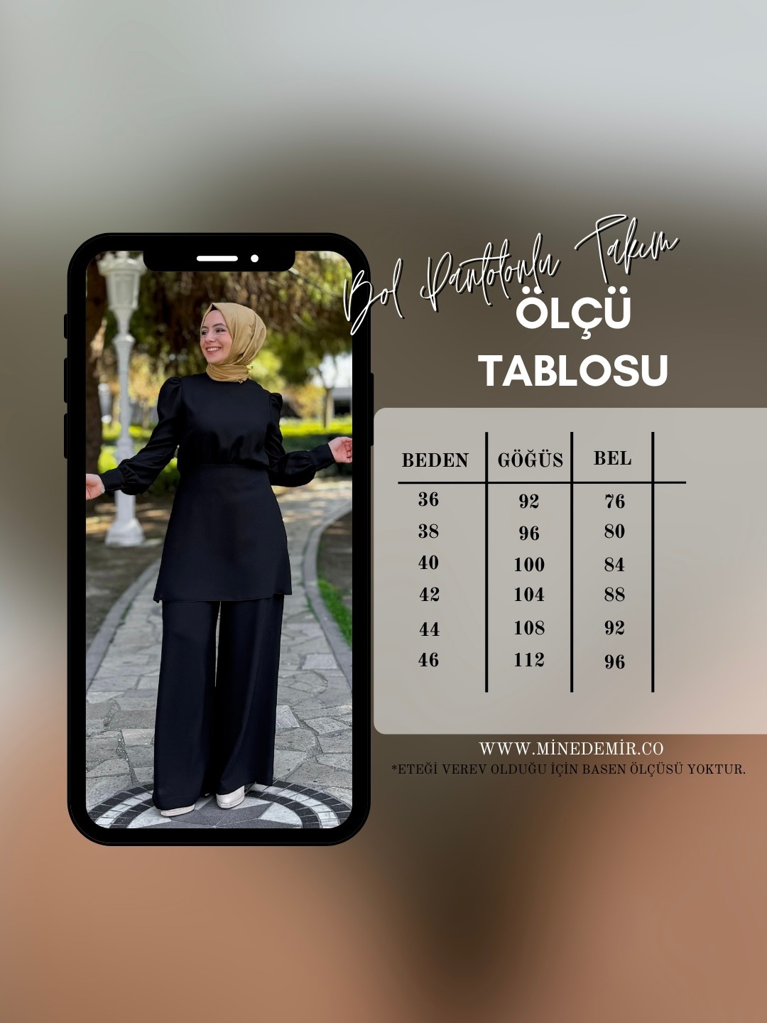 Büzgü Detaylı Ekstra Bol Pantolonlu İkili Takım