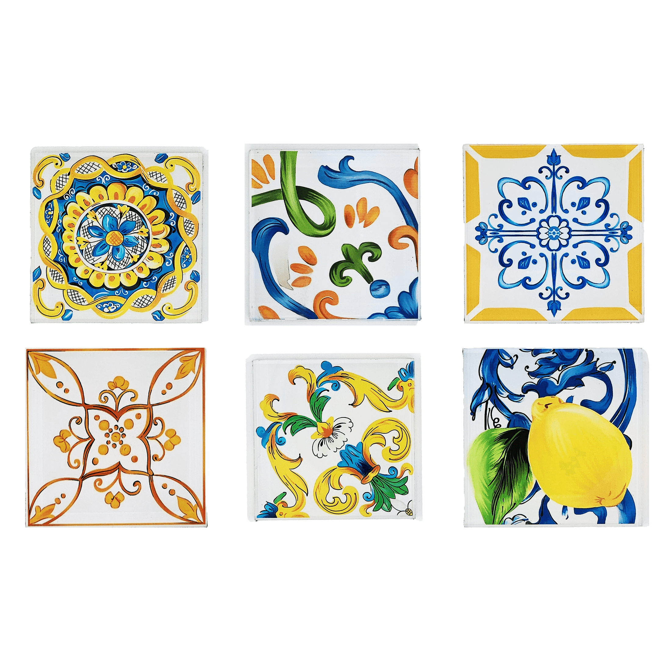 Positano 6-pieces Coaster Set