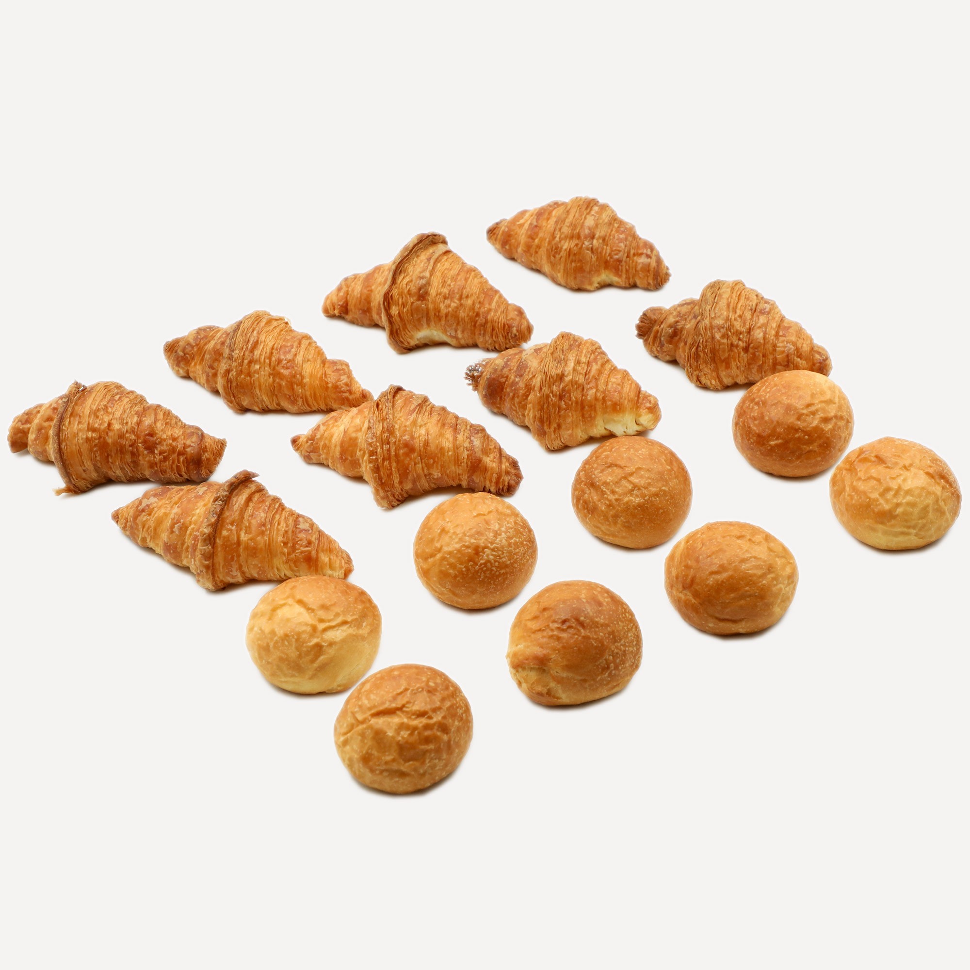 Mini Plain Croissant & Crobun Box (16 pcs)